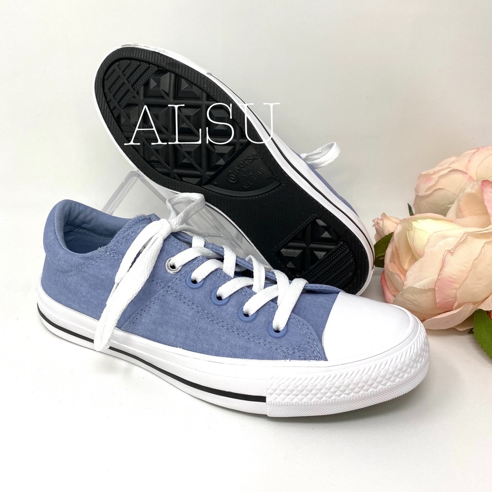 BLACK FRIDAY 🔥 Converse Madison Low Canvas Indigo Fog Women's AUTHENTIC 564333F - Picture 3 of 8